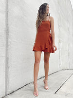 Honey Mini Dress - Rust