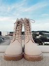 Denver Suede Combat Boots