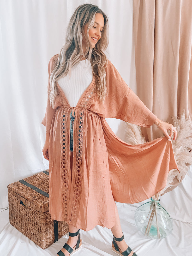 Hillstone Clay Crochet Kimono