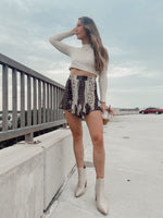 Transition Tan Knit Crop Top