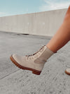 Denver Suede Combat Boots