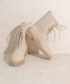 Denver Suede Combat Boots